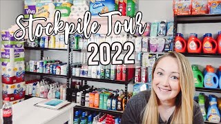 2022 STOCKPILE TOUR! / How I Organize My Stockpile + How Couponing & Stockpiling Saves You Money! screenshot 3