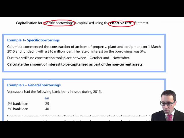 CIMA F1 IAS 23 Borrowing costs