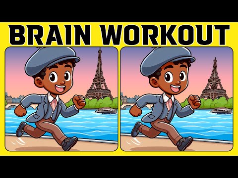 🧠🧩Spot the 3 Differences | Brain Workout 《A Little Difficult》