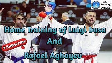 Home training of Rafael Aghayev and Luigi Busa