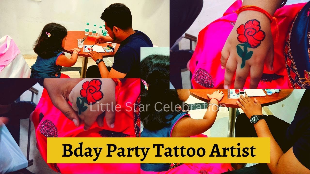 Spray Tattoo Artist on Rent  Hire Spray Tattoo Maker Artist for Birthday  Party other Events