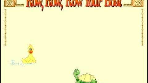 Row, Row, Row Your Boat (Unused Sing-Along Ver.) - JumpStart Advanced Preschool Music Video