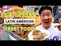 LA's Biggest LATIN AMERICAN STREET FOOD Market (2 Blocks of Tacos, Taquitos and More!)