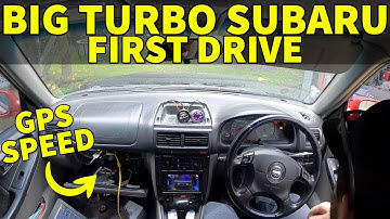BIG TURBO SLEEPER FORESTER FIRST DRIVE // HALTECH GPS SPEED SENSOR