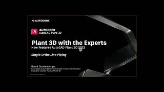 New Features 2023: Ortho Single Line Piping | AutoCAD Plant 3D