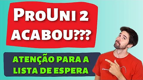 Quando sai o resultado da lista de espera do Prouni?