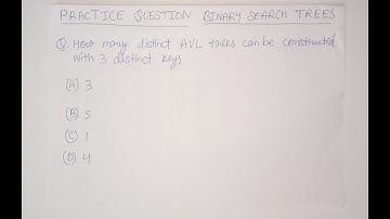 PRACTICE QUESTION CS/IT | BINARY SEARCH TREE | AVL  |Data Structures | Gate | Net | University