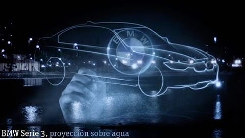 BMW Serie3 Water projection