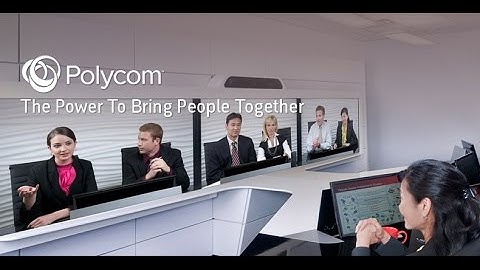 Welcome to the Workplace of the Future - aamra Polycom Video Conferencing Solutions
