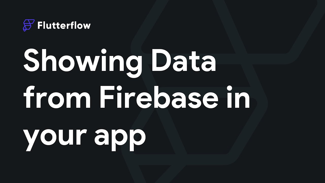 How to show live Firebase data in your Flutterflow app