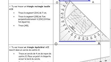 12 triangle rectangle isocèle AOB