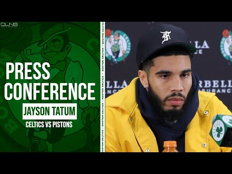 Jayson Tatum on Celtics COMEBACK vs Pistons | Postgame Interview 12/28/23