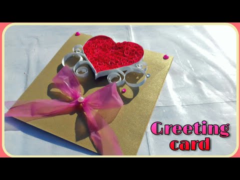how to make valentine's day card;how to make love card ; how to make greeting card for valentine day