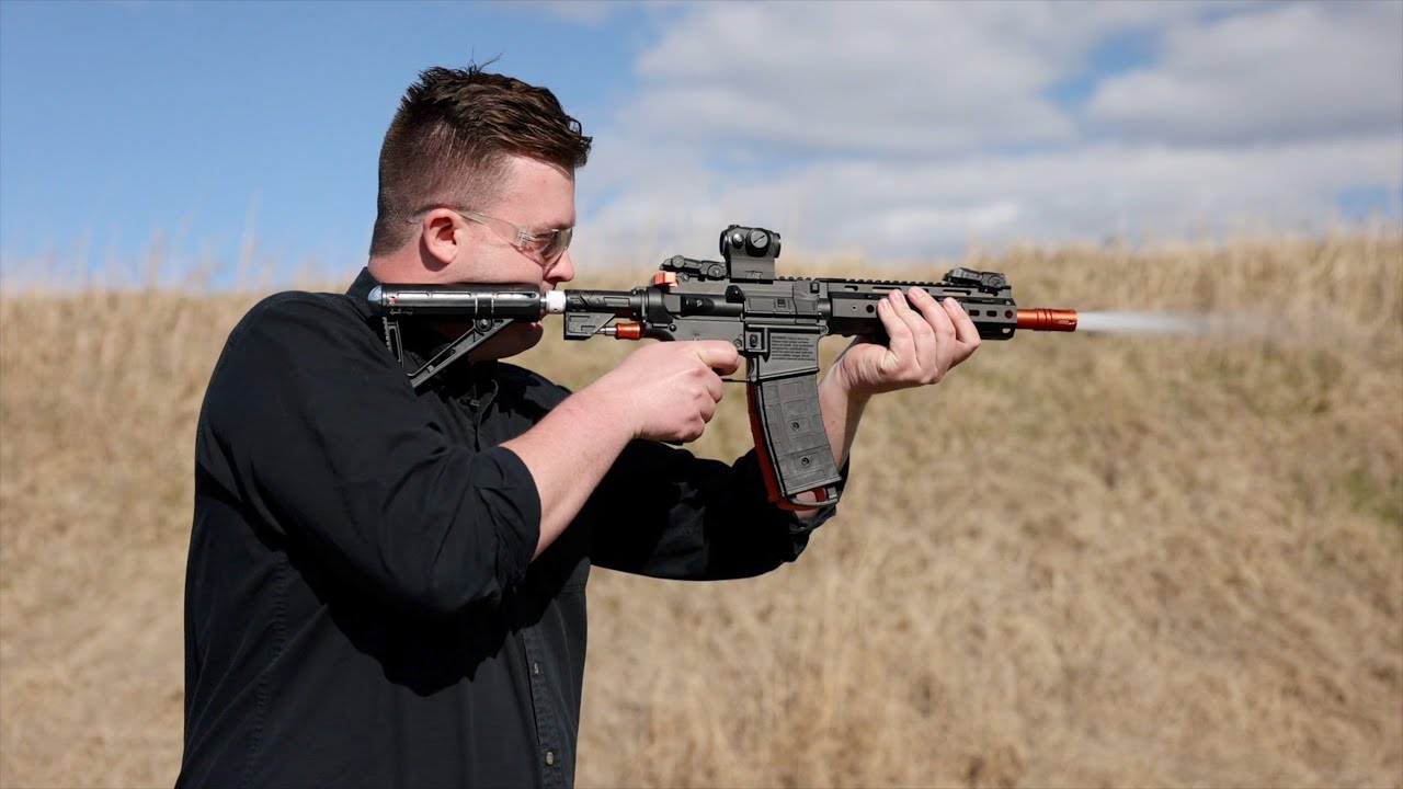 Guns & Ammo Less Lethal Product Review of Byrna YouTube