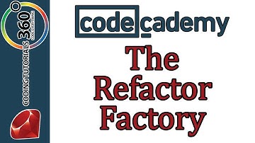 Learn Ruby with Codecademy: Refactoring: The Refactor Factory