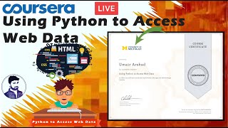 Coursera: Using Python to Access Web Data all assignments and Quizzes solved Live
