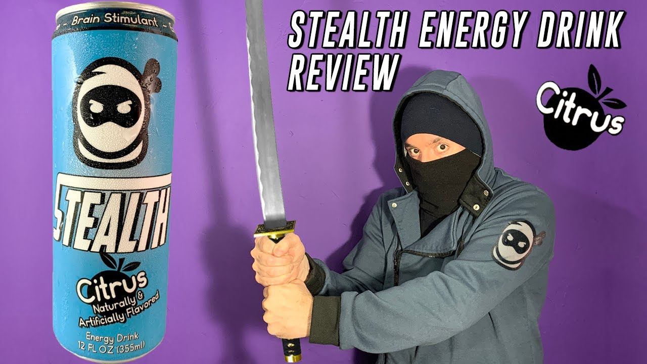STEALTH Energy Drink Product Review; New company!!! Citrus flavored sugar free energy drink