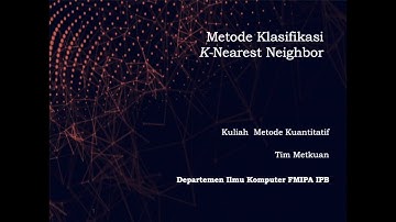 K-Nearest Neighbor (1/2)