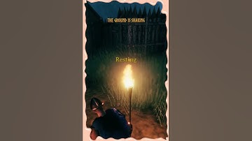 🍑 Funny Valheim Troll Raid Reaction THE GROUND IS SHAKING #shorts 🍩