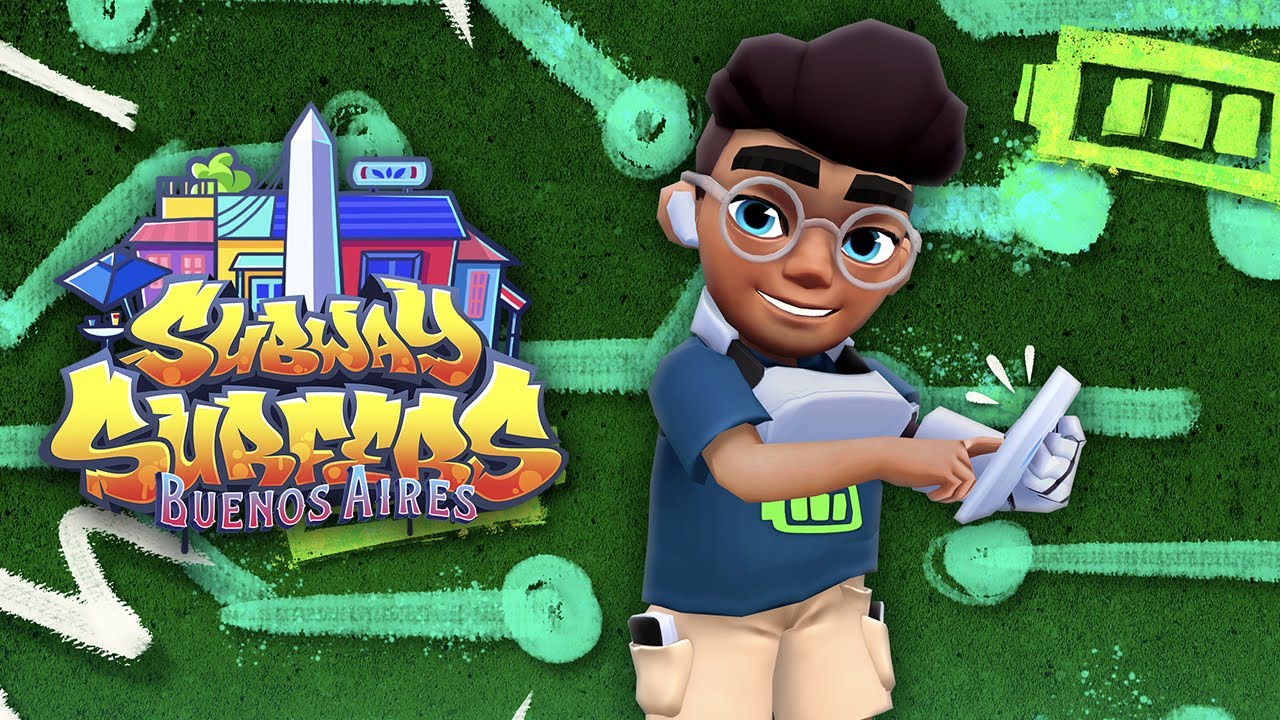 SUBWAY SURFERS✓ JOGANDO NA CIDADE DE BUENOS AIRES PELO POKI! 