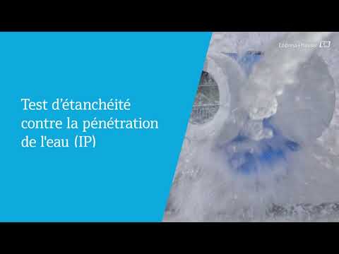 Testd'étanchéitéContrelapénétrationde l'eau(IP)