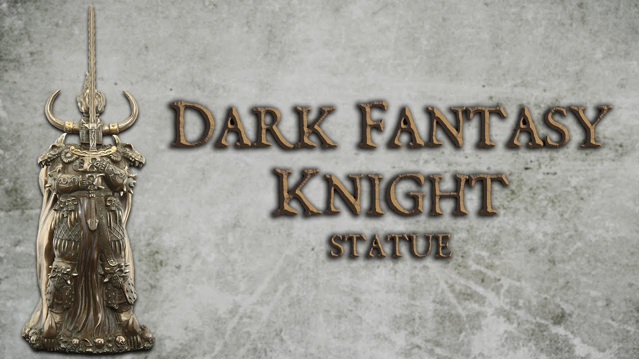 CC11295 Dark Fantasy Knight Statue from Medieval Collectibles