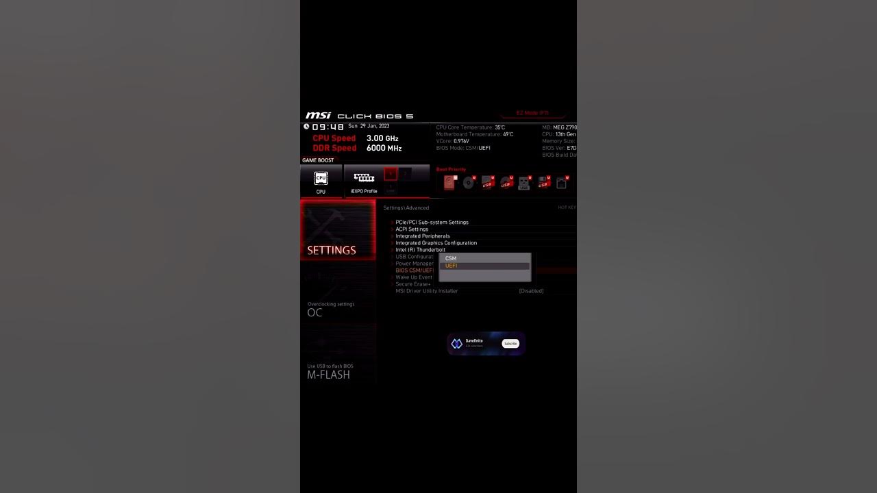 Enable Secure Boot in a Snap MSI Motherboards with Ease! YouTube