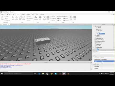 Roblox Scripting Pt 1 Touching Parts Youtube