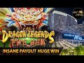 Huge win on dragon legends fire gemthe hold and speed wont stop in bonus slot in aria casino