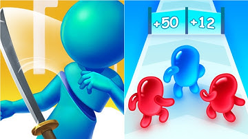 looking good Sword play Vs Join blob clash 3D Android ios gameplay adventure walkthrough