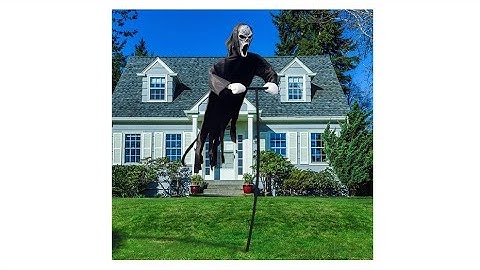 EYBURG Halloween Decorations Scream Scarecrow