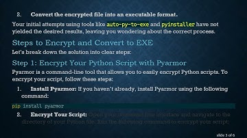 How to Convert a Python File Encrypted with Pyarmor into an EXE File