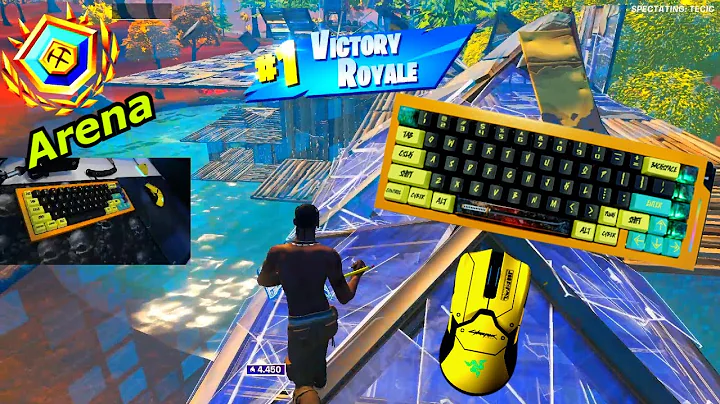 $700 Custom Keyboard ASMR Chill🤩Arena Gameplay Fortnite 240 FPS Smooth 4K