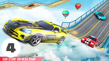 Mega Ramp Car Racing Stunt | Part#4 | New Car Games 2021 | Android & IOS GamePlay