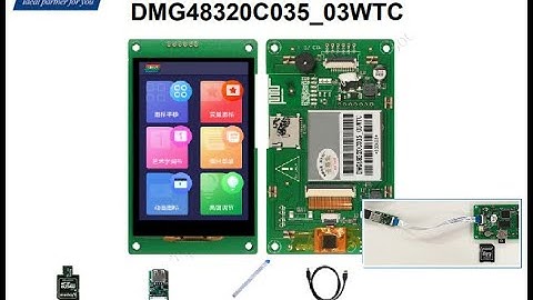 T5 L screen  Demo for 3.5inch ---Dwin Technology