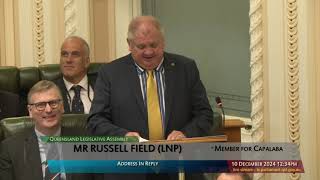 Mp Russell Fields Maiden Speech 101224