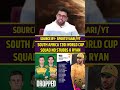 South Africa T20I World Cup Squad no Stubbs &amp; Ryan #southafricacricket #t20worldcup #quintondekock