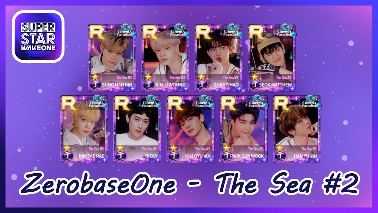SuperStar WakeOne] Completing Zerobaseone 