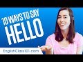 Learn the Top 10 Ways to Say Hello in English