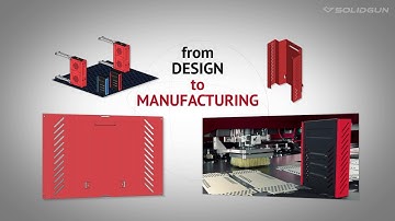 SOLIDGUN : Calculating and reporting all sheet metals with SOLIDGUN