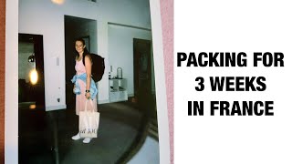 3 WEEKS BACKPACKING FRANCE | WHAT I PACKED (Solo Female Travel)
