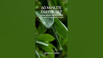 Thumbnail of 60-Minute Yoga Nidra Guided Meditation: Rainshower Serenity Meditation for Deep Sleep