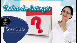 Fecha de Entrega de Wayúum Gran Comunidad Residencial Privada Turix, Terrenos en Mérida, Grupo GEA