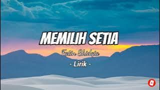 Fatin Shidqia - Memilih Setia || Cover Mario G Klau || Lirik Lagu Indo