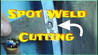 A Fast Easy Way to Remove Auto Body Spot Welds