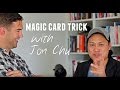 Magic card trick with jon chu