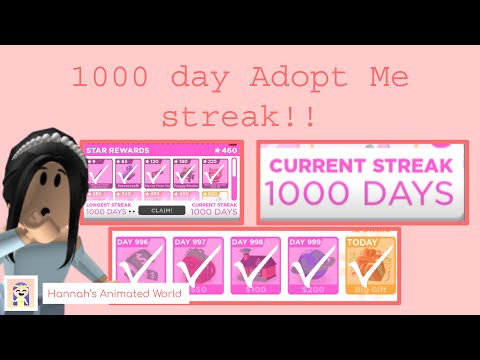 Adopt Me 1K Log-In Daily Streak : r/roblox