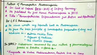 Pharmacopoeia 1 part