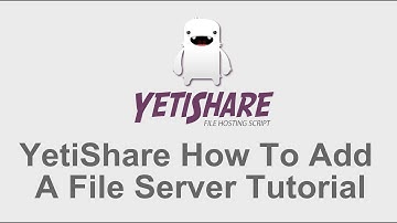 YetiShare File Server Tutorial