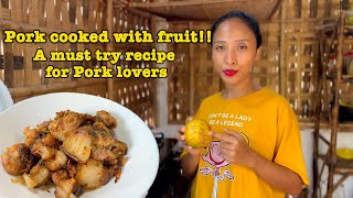 Wak Chambil A Juicy Pork Fry Recipe Of The Garo Tribe Northeast Indian Pork Recipe Video